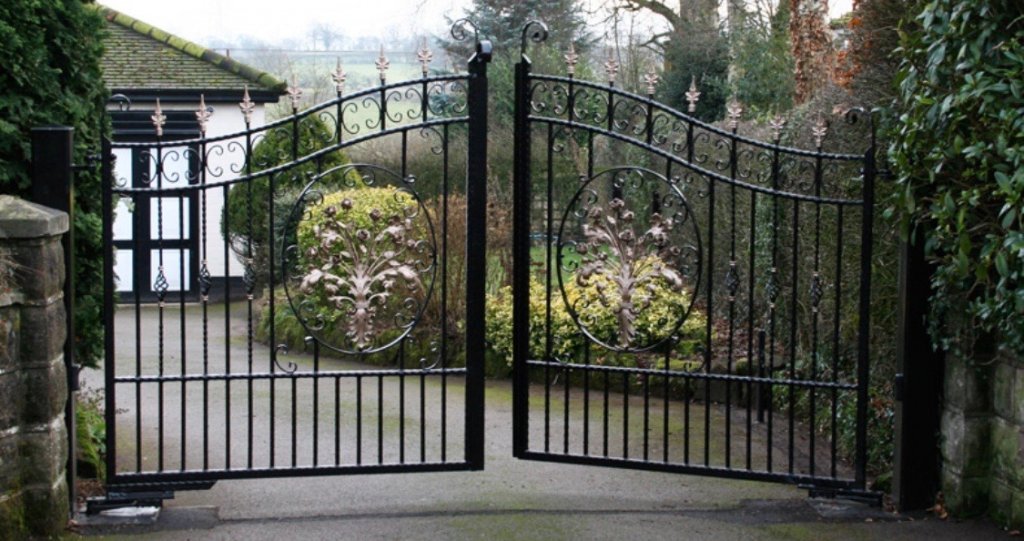 wrought iron gate