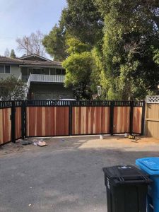 Wooden gate in Bay Area