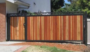 Wooden gate in Bay Area