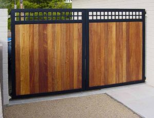 Wooden gate in Bay Area