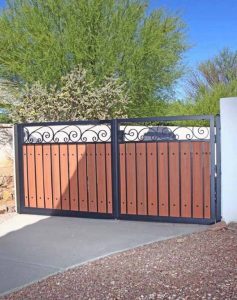 Wooden gate in Bay Area