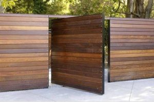 Wooden gate in Bay Area