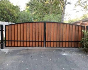 Wooden gate in Bay Area