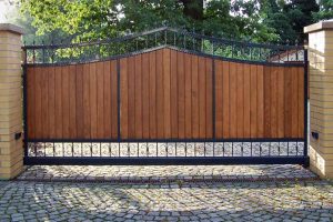 Wooden gate in Bay Area