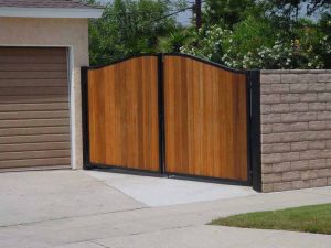 Wooden gate in Bay Area