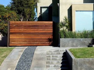 Wooden gate in Bay Area