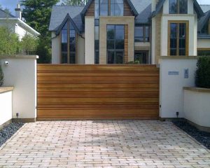 Wooden gate in Bay Area