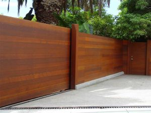 Wooden gate in Bay Area