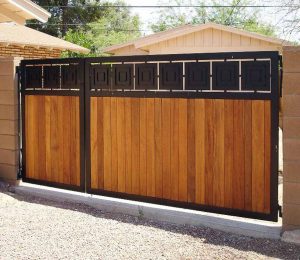 Wooden gate in Bay Area