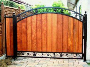 Wooden gate in Bay Area