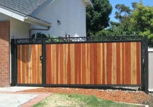 Wooden gate in Bay Area