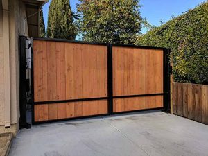 Wooden gate in Bay Area