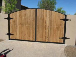 Wooden gate in Bay Area