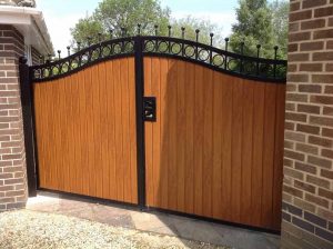 Wooden gate in Bay Area