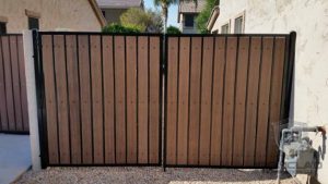 Wooden gate in Bay Area