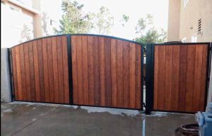 Wooden gate in Bay Area