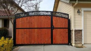 Wooden gate in Bay Area