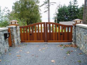 Wooden gate in Bay Area