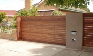 Wooden gate in Bay Area