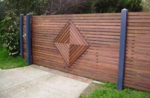 Wooden gate in Bay Area