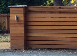 Wooden gate in Bay Area