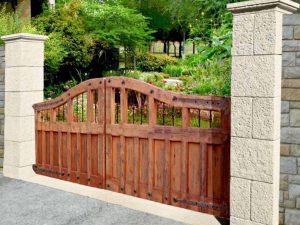 Wooden gate in Bay Area