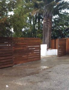 Wooden gate in Bay Area