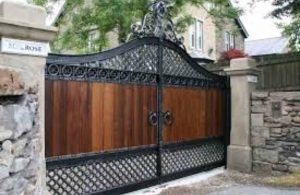 Wooden gate in Bay Area