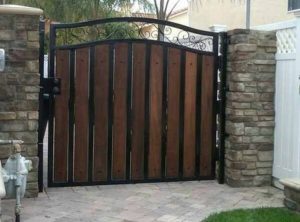 Wooden gate in Bay Area