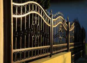 wrought iron gate