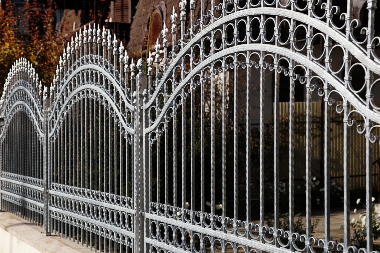 wrought iron swing gates