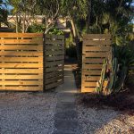 wooden gate in los altos