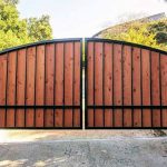 Reinforced wooden swing gate